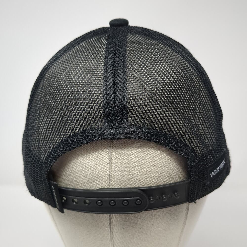 Vortex Logo Patch Snapback Mesh Back Trucker Hat … - image 6